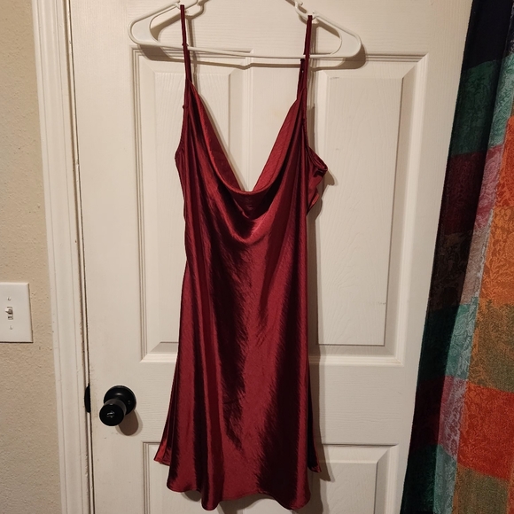 Dresses & Skirts - Elegant Red Slip Dress | Sz. XL